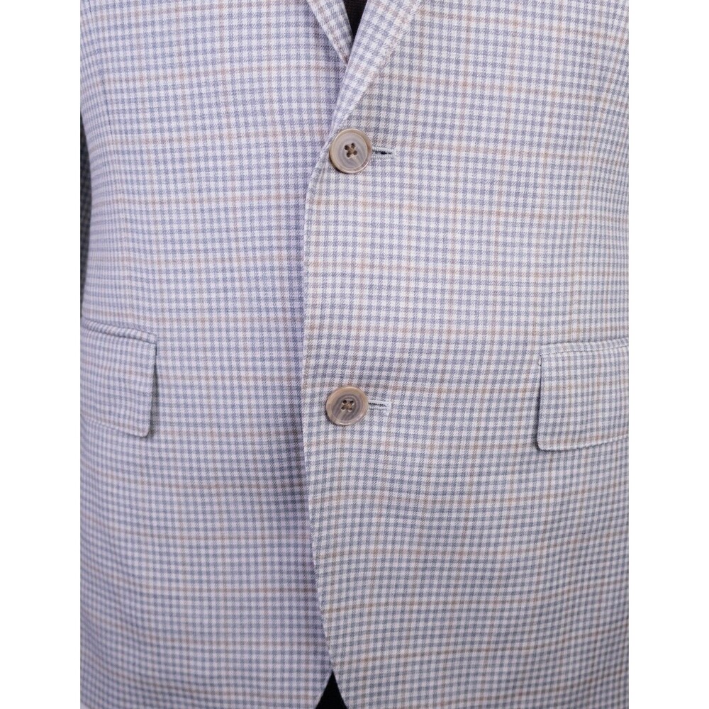 Bonobos Blazer Size 38S Plaid Standar Fit Sport Coat Jacket Blazer Wool Check - Picture 3 of 13
